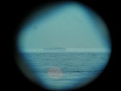 Temperature inversion over Grassholm.