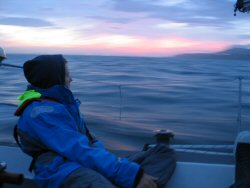 Sunset over Dublin Bay.