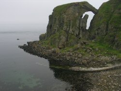 Elephant rock natural arch with a bay full of seals - see picture below to see the seals.