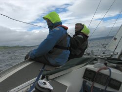 Ben and Keith in the mood for racing!