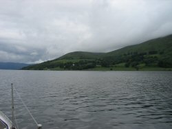 Houses on the north bank of East Kyle.