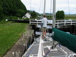 A view of the descent to be made.