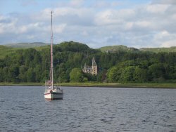 Ardtornish house on the north shore of Loch Aline.