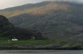 Shafts of sunlight would race across the hill sides.