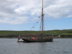 'Zulu' class gaff rigged fishing boat.