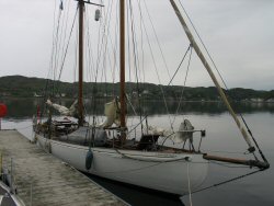 Greylag - a wonderful looking schooner.