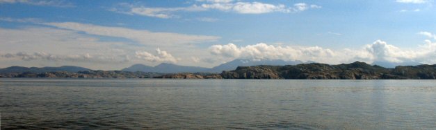 Approach to Loch Inchard looking north-east.